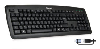 Tastiera computer Tastiera computer Hamlet XKKITA2 CX Soft Touch Black (ord.min.1.00 unità)