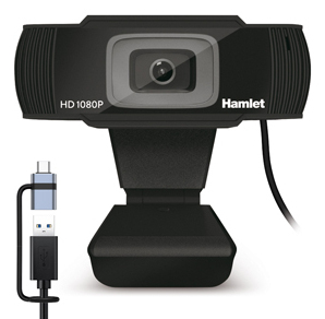 Webcam Webcam Hamlet HWCAM1080 CX Black (ord.min.1.00 unità)