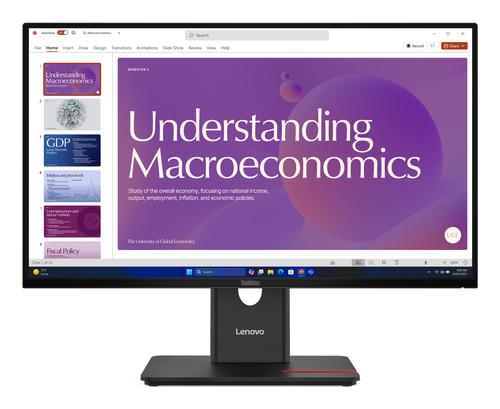 Monitor Monitor Lenovo 64B9GAT1EU THINKVISION T24D 40 Eclipse black (ord.min.1.00 unità)