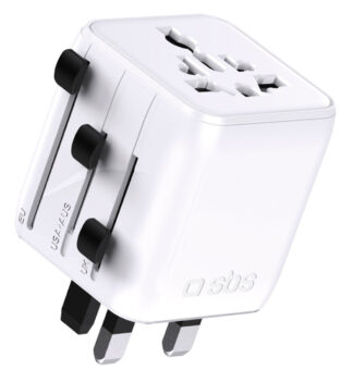 Adattatore da viaggio Adattatore da viaggio Sbs TEADAPTUNI Universal White (ord.min.1.00 unità)