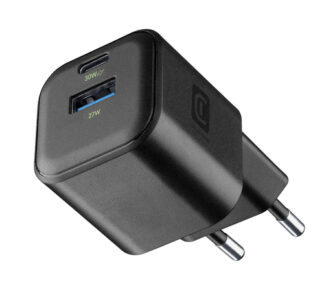 Caricabatterie USB Caricabatterie Cellular Line ACHGANENTRY2PD30WK MULTI 30W GaN+ Black (ord.min.1.00 unità)