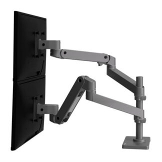 Supporto monitor TV scrivania Supporto monitor TV scrivania Ergotron 45 690 293 LX PRO SERIES Dual D (ord.min.1.00 unità)