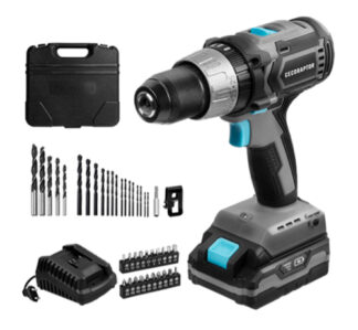 Trapano avvitatore batteria Trapano avvitatore Cecotec 70008 CECORAPTOR Perfect Drill 2020 Advance (ord.min.1.00 unità)