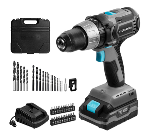 Trapano avvitatore batteria Trapano avvitatore Cecotec 70008 CECORAPTOR Perfect Drill 2020 Advance (ord.min.1.00 unità)