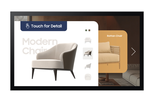Display professionale Display professionale Samsung LH32QMCTBGCXEN QMC T SERIES Touch Signag (ord.min.1.00 unità)