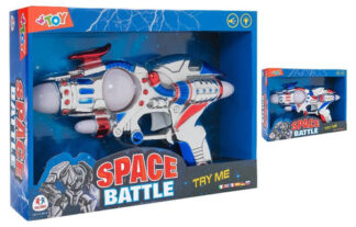 Pistola giocattolo Globo 36640 W’TOY spaziale con luci e suoni Assorti Pistola giocattolo (ord.min.1.00unità)