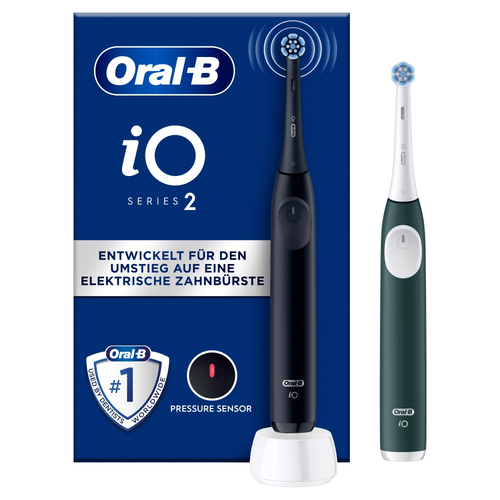 Spazzolino elettrico Spazzolino elettrico Oral B 62418 IO SERIES 2 Duo Pack Night black e F (ord.min.1.00 unità)