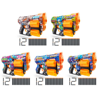 Pistola blaster Pistola blaster Zuru ZUR36583 XSHOT Skins Dread Sonic con 12 cp (ord.min.1.00 unità)