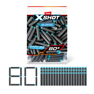 Accessorio blaster Accessorio blaster Zuru ZUR36589 XSHOT Set Dardi Air Pocket per blaste (ord.min.1.00 unità)