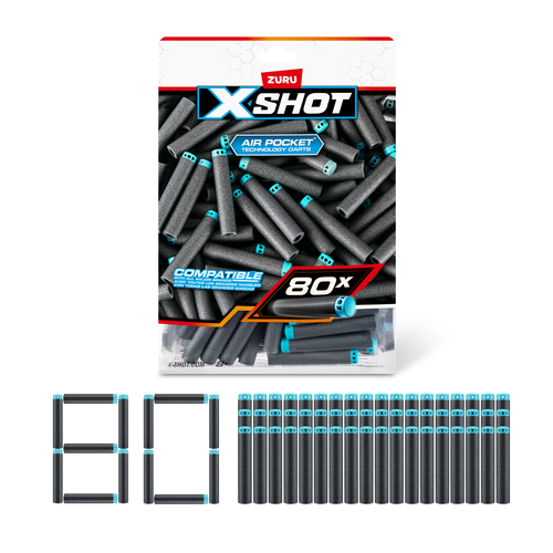 Accessorio blaster Accessorio blaster Zuru ZUR36589 XSHOT Set Dardi Air Pocket per blaste (ord.min.1.00 unità)