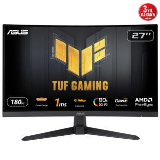 Monitor Monitor Asus 90LM0A90 B01170 TUF GAMING VG27VQ3B Curvo Black (ord.min.1.00 unità)