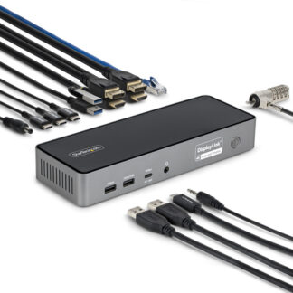 Hub multiporta HUB Startech.Com DK30C2DPEPRUE USB C Triple monitor Gray (ord.min.1.00 unità)