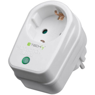 Presa filtrata Presa filtrata Techly IPW ADP SURGET POWER Schuko Surge Protector Whit (ord.min.1.00 unità)