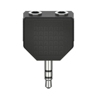 Connettore audio Connettore audio Hama 00205191 Jack Plug 2 Jack Socket Black (ord.min.1.00 unità)