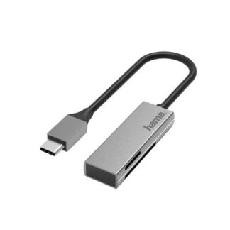 Lettore schede memoria Lettore schede memoria Hama 00200131 USB C Gray (ord.min.1.00 unità)