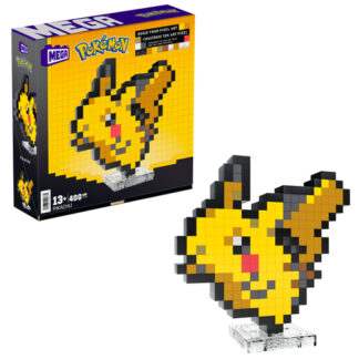 Costruzioni Costruzioni Mega Bloks HTH74 POKÉMON Pixel Art Pikachu con base (ord.min.1.00 unità)