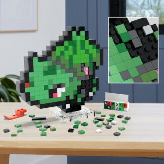 Costruzioni Costruzioni Mega Bloks HTH75 POKÉMON Pixel Art Bulbasaur con base (ord.min.1.00 unità)