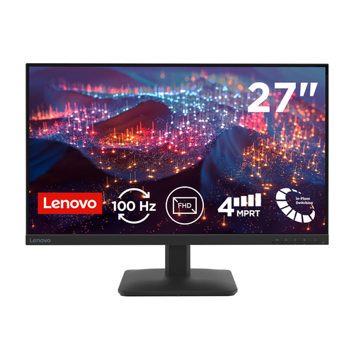 Monitor Monitor Lenovo 68CDKAC1IT L27 4e Raven black (ord.min.1.00 unità)