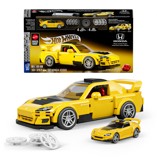 Costruzioni Costruzioni Mattel JFR88 BRICK SHOP HOT WHEELS SPEED Honda S2000 2007 (ord.min.1.00 unità)