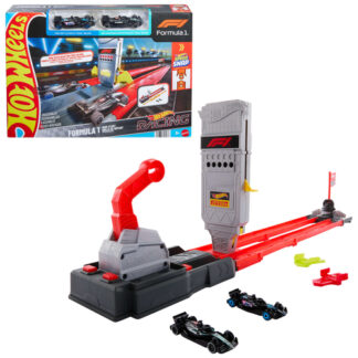 Playset pista Playset Formula 1 Start Grid con 2 auto 1:64 Mattel JKM88 HOT WHEELS R (ord.min.1.00 unità)