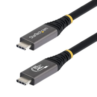 Cavo USB C Cavo USB C Startech.Com CC50CM80GUSB4CABLE 240W Black e Grey (ord.min.1.00 unità)