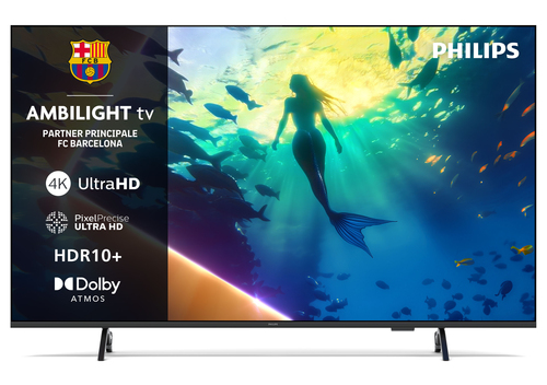 Televisore Tv Philips 65PUS8010 12 AMBILIGHT Black (ord.min.1.00 unità)