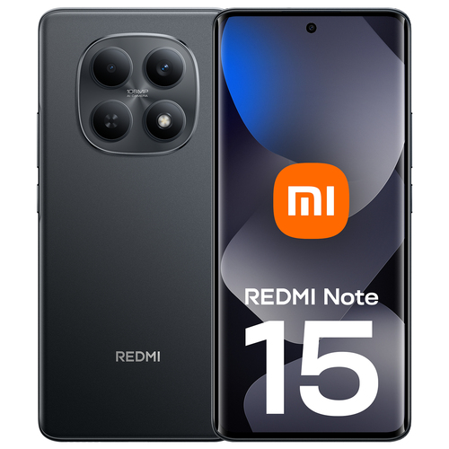 Smartphone Smartphone Xiaomi MZB0M8GEU REDMI NOTE 15 Black (ord.min.1.00 unità)