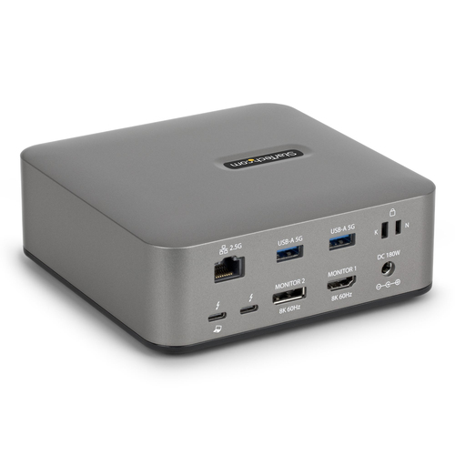Hub multiporta HUB Startech.Com 215UE TB5USB4DOCK Docking Station Thunderbolt 5 Gray (ord.min.1.00 unità)
