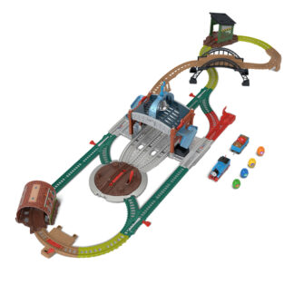 Pista treno Fisher Price JDF26 THOMAS & FRIENDS Centro di consegna bar Pista treno (ord.min.1.00unità)