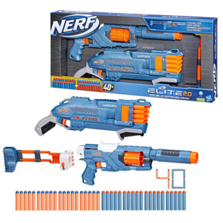 Fucile blaster Fucile blaster Hasbro F5033 NERF Elte 2.0 Double Defense Pack 40cp (ord.min.1.00 unità)