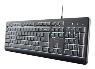 Tastiera computer Tastiera computer Trust 25820 PRIMO Illuminated Black (ord.min.1.00 unità)