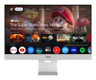 Monitor Monitor Asus 90LM0AYH B01O71 ZENSCREEN Smart MS32UC Silver e White (ord.min.1.00 unità)