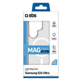 Cover Cover Sbs TELIGMAGSAS26UT GALAXY AI S26 Ultra LIGHT MAG CASE Clear (ord.min.1.00 unità)