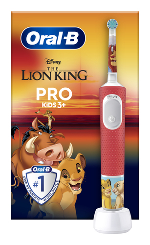 Spazzolino elettrico Spazzolino elettrico Oral B VITALITY PRO Kids Re Leone Red e White (ord.min.1.00 unità)