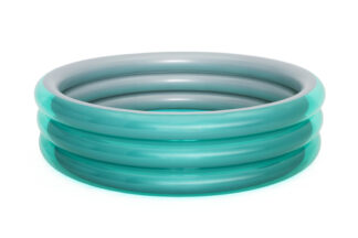 Piscina bimbo Bestway 51043 Big Metallic 3 anelli Verde e Silver Piscina bimbo (ord.min.1.00unità)