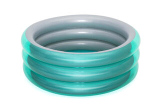 Piscina bimbo Bestway 51041 Big Metallic 3 anelli Verde e Silver Piscina bimbo (ord.min.1.00unità)