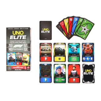 Set carte da gioco Carte gioco Mattel JLV42 UNO Elite Core Edition Formula 1 (ord.min.1.00 unità)