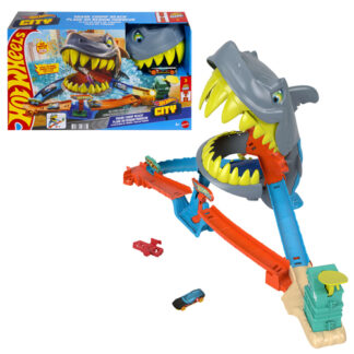 Playset pista Playset Shark Chomp Beach Mattel JHL96 HOT WHEELS CITY (ord.min.1.00 unità)
