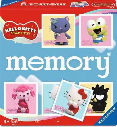 Memory Gioco memory Ravensburger 25084 HELLO KITTY (ord.min.1.00 unità)