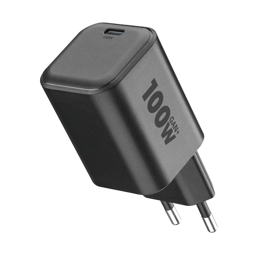 Caricabatterie USB Caricabatterie Cellular Line ACHUSBC100WLAPSMLK 100W GaN+ Black (ord.min.1.00 unità)