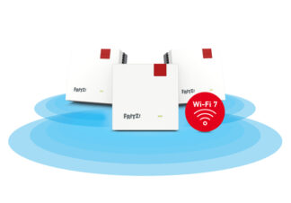 Set mesh Wi Fi Set mesh Fritz! 20003129 MESH SET 1700 3 Pack White e Red (ord.min.1.00 unità)