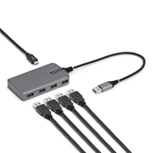 Hub USB Hub USB Startech.Com 5G4AC USB A HUB Gray (ord.min.1.00 unità)