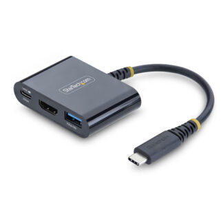 Hub multiporta HUB Startech.Com 168B USBC MULTIPORT Black (ord.min.1.00 unità)