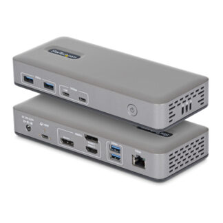 Hub multiporta HUB Startech.Com 199UE USBC DOCK Docking Station Triple Monitor Gray (ord.min.1.00 unità)