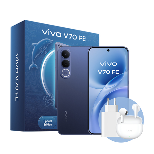 Smartphone Smartphone Vivo 5673126 V70 FE Bundle Air3 Ocean blue (ord.min.1.00 unità)