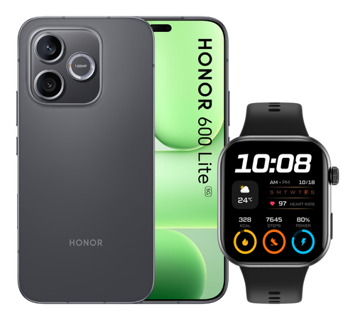 Smartphone Smartphone Honor BNDH600LBK2IB 600 LITE Bundle Watch 2i Velvet black (ord.min.1.00 unità)