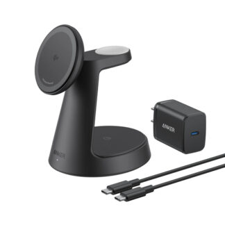 Caricabatterie wireless Caricabatterie Anker B25M4G11 MAGGO Charging Station 3in1 Black (ord.min.1.00 unità)