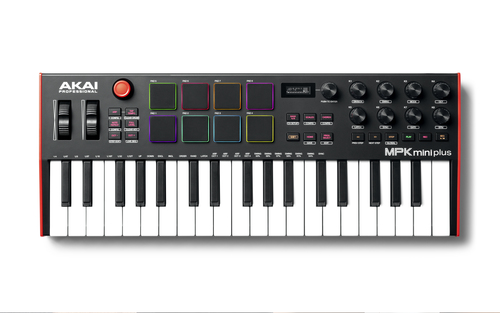 Tastiera controller disc jockey Tastiera controller Akai Professional MPK Mini Plus Black e Red (ord.min.1.00 unità)