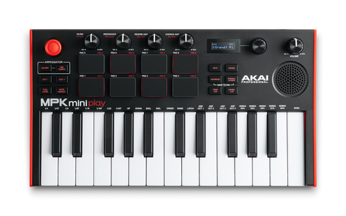 Tastiera controller disc jockey Tastiera controller Akai Professional 998539 MPK Mini Play MK3 Black e (ord.min.1.00 unità)