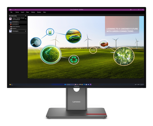 Monitor Monitor Lenovo 64A7GAT6EU THINKVISION P27Q 40 Eclipse black (ord.min.1.00 unità)